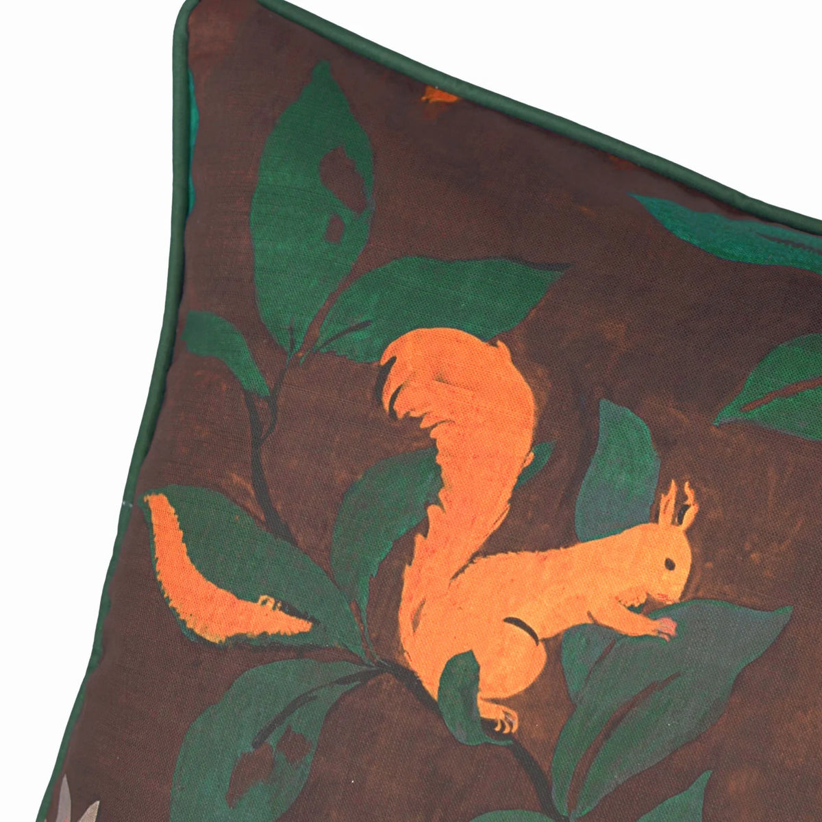 Magnolias Pillow in Copper
