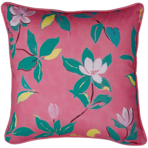 Magnolias Pillow in Pink