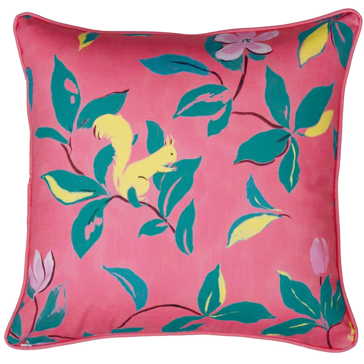 Magnolias Pillow in Pink