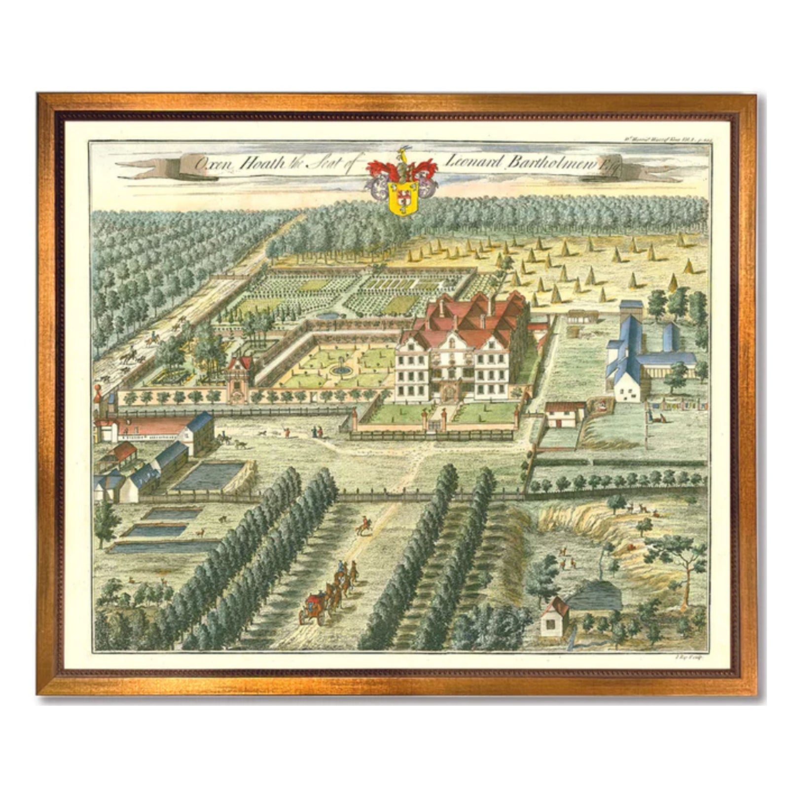 J. Kip Print No. 2 Oxen Hoath