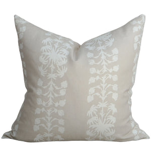 Palmberry Pillow in Taupe