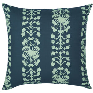Palmberry Pillow in Blue Haze