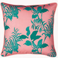 Parrots Pillow in Pink & Green