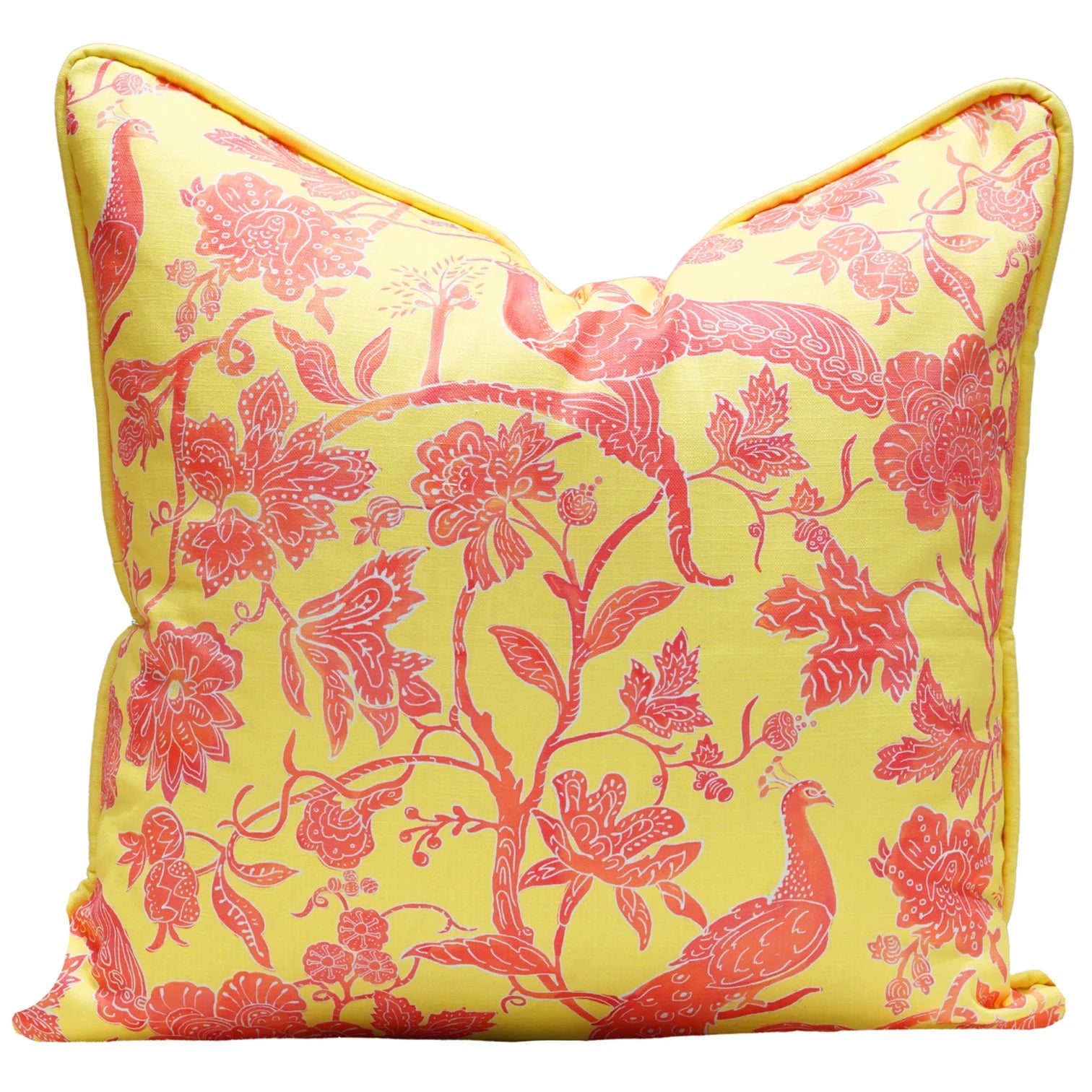 Peacock Batik in Peony