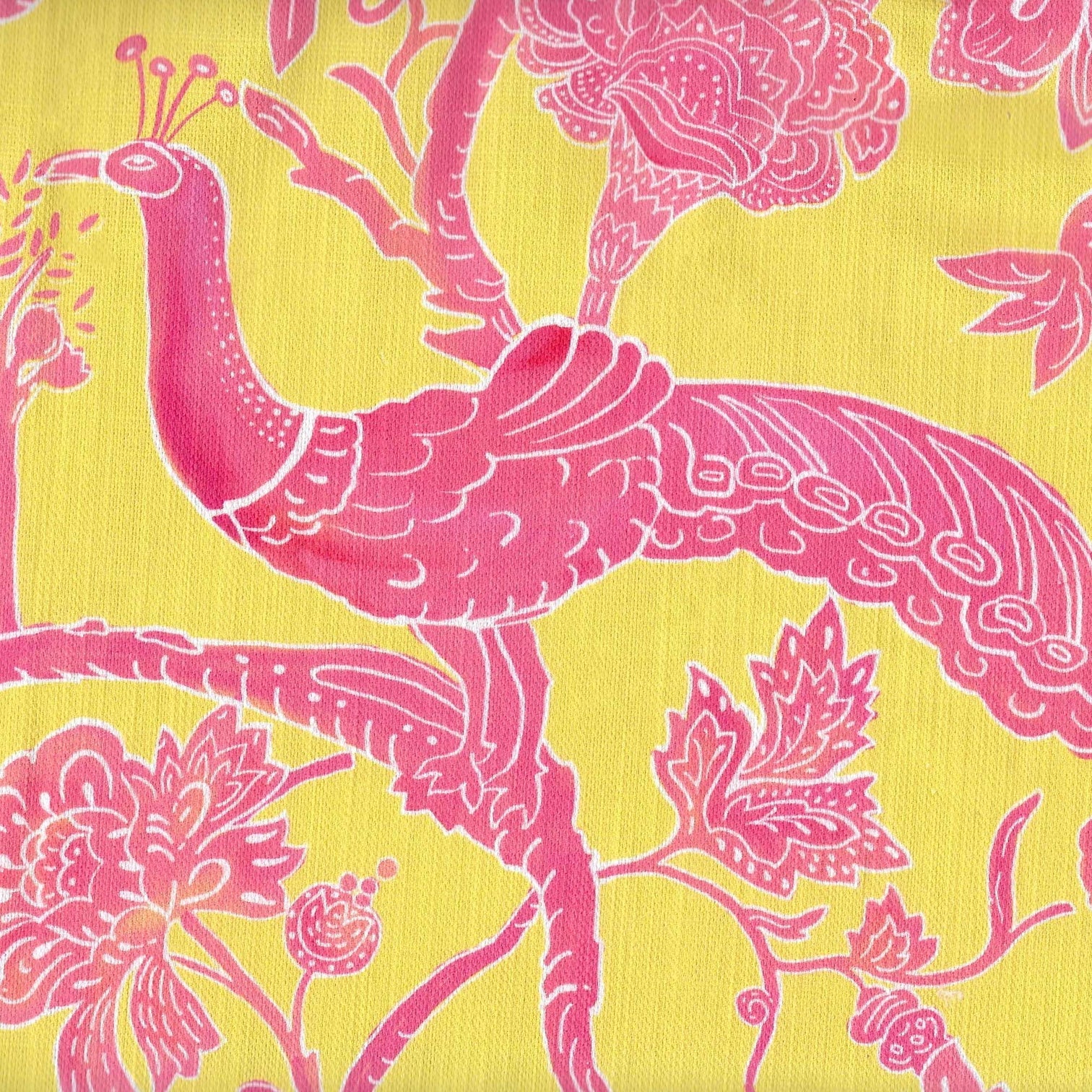 Peacock Batik in Peony
