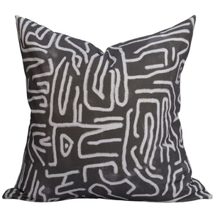 Ritual Pillow in Charcoal