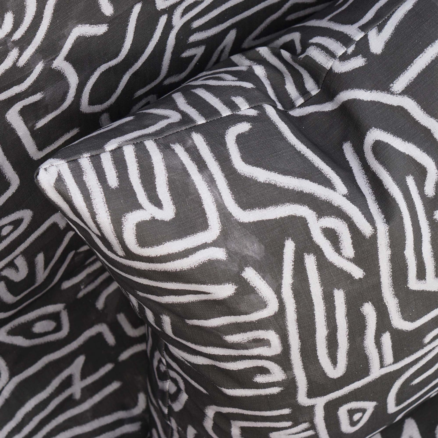 Ritual Pillow in Charcoal