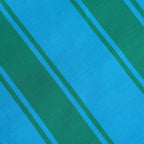 Riviera Stripes Pillow in Cerulean & Kelly Green