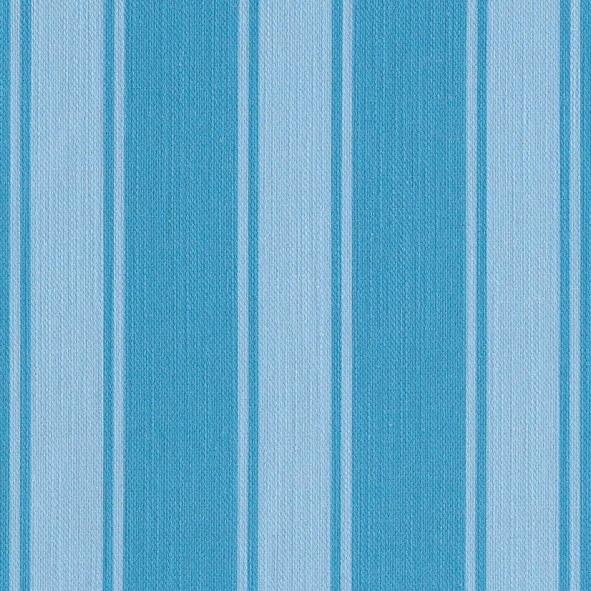 Riviera Stripes Pillow in Porcelain & Sky Blue