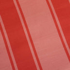 Riviera Stripes Pillow in Strawberry & Cherry