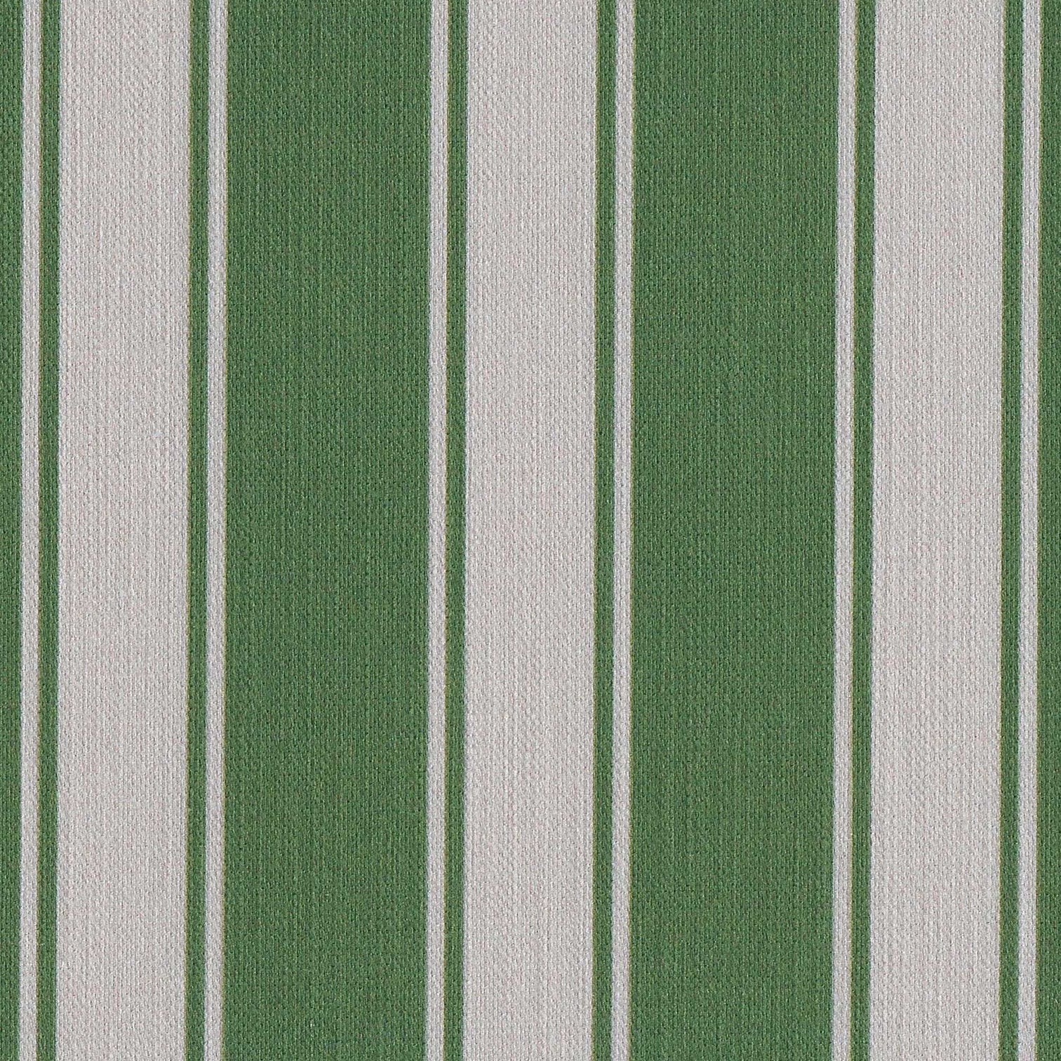 Riviera Stripes Pillow in Hunter Green & Fog