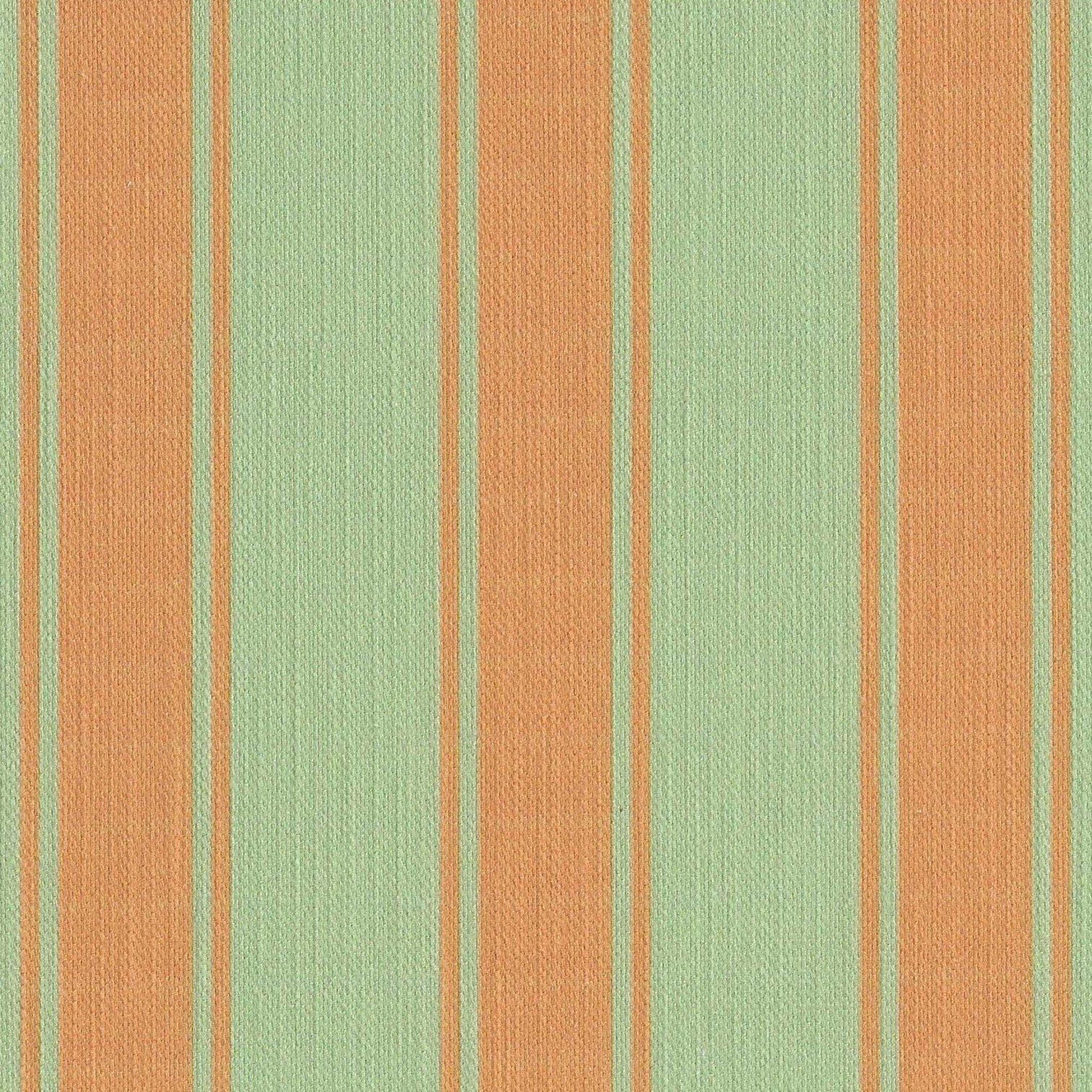 Riviera Stripes Pillow in Seafoam & Golden Orange