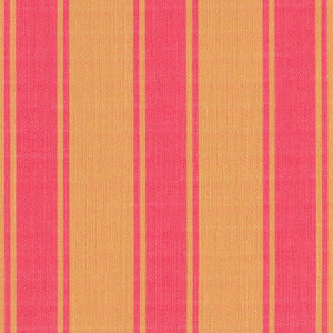 Riviera Stripes Pillow in Pink Coral & Pumpkin