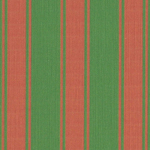 Riviera Stripes Pillow in Leaf & Rust