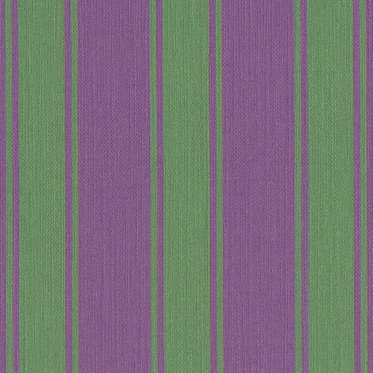 Riviera Stripes Pillow in Violet & Leaf