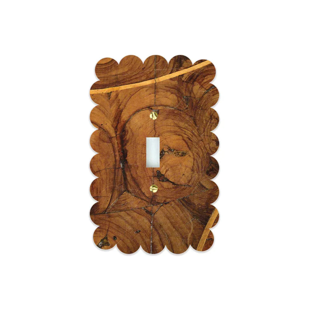 Sassy Oysterwood Acrylic Switch Plates