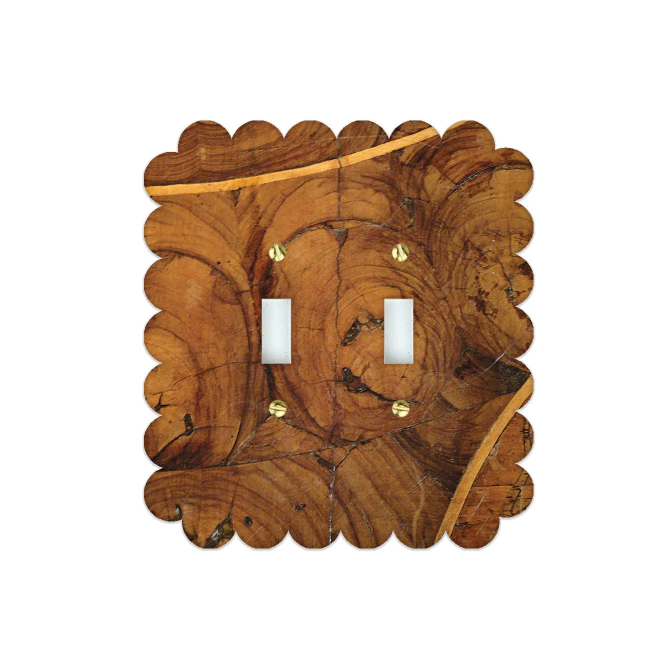 Sassy Oysterwood Acrylic Switch Plates