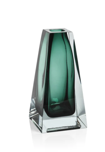 Corinthia-Smoke Polished glass vase
