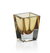 Corinthia-Amber Polished Glass Small Vase