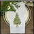 Gold Trimmed Tree Hand Towel