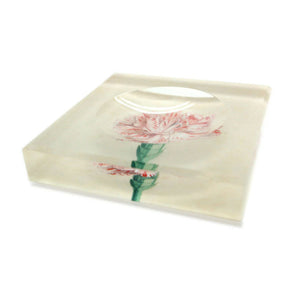 Watercolor Carnation Trinket Bowl