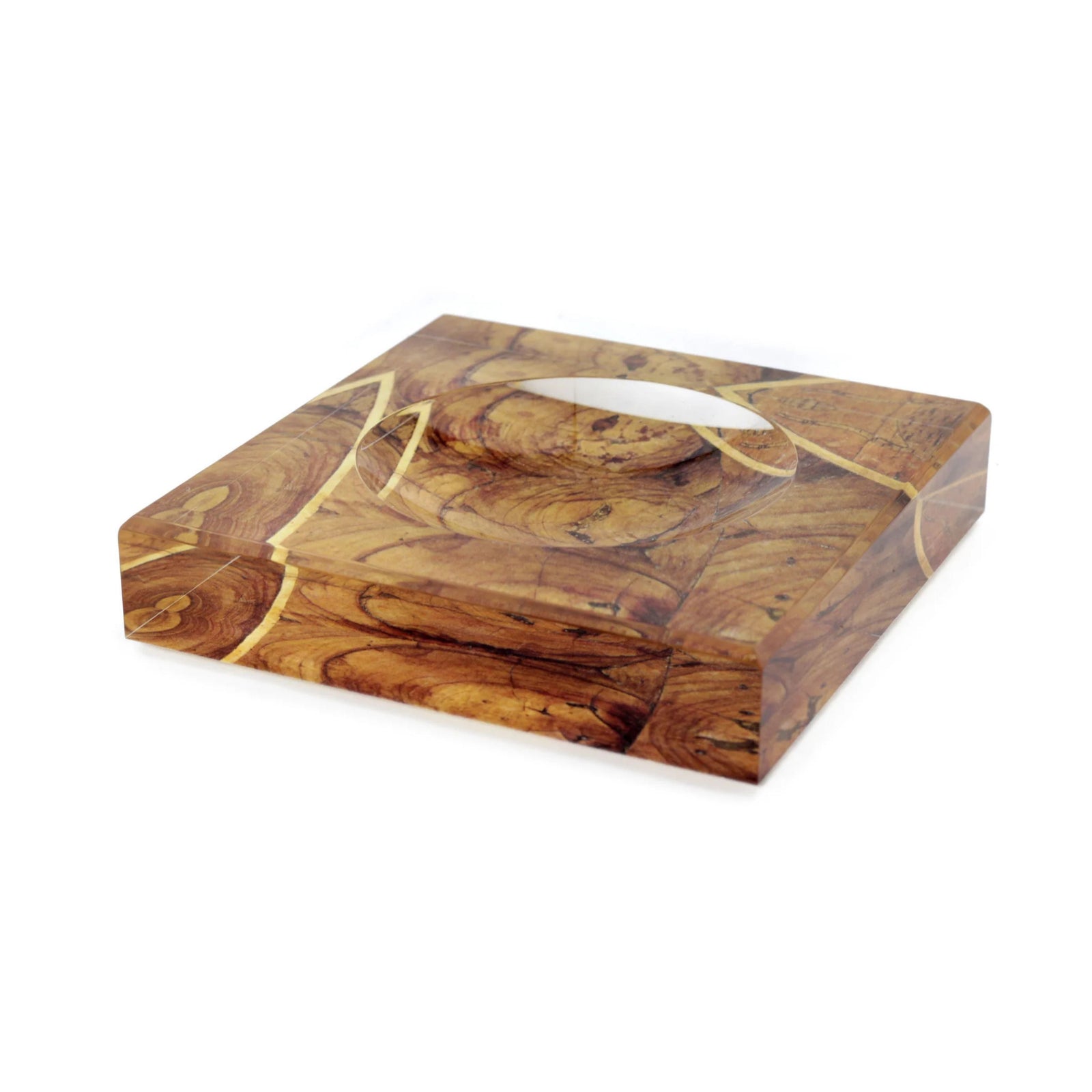 Oyster Wood Trinket Bowl