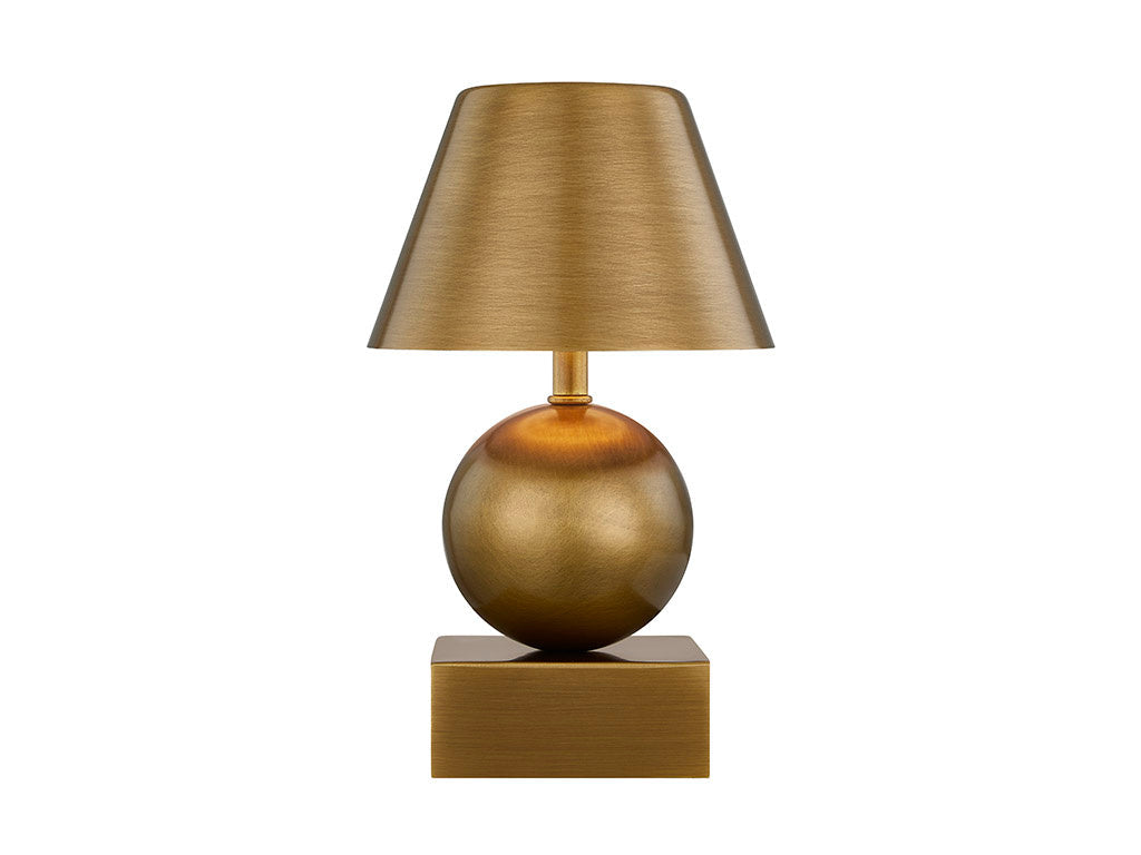 Silas Rechargeable Table Lamp in Brass