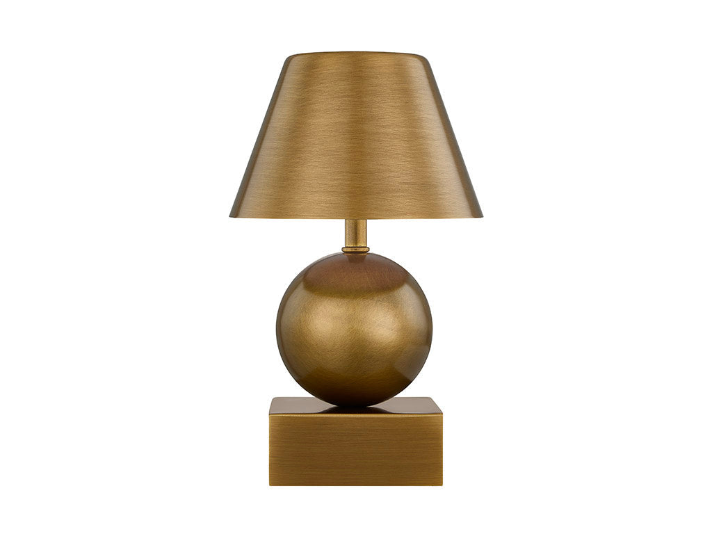 Silas Rechargeable Table Lamp in Brass