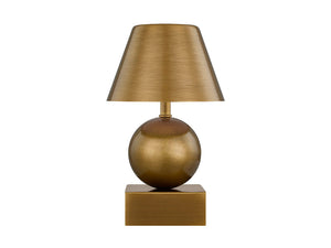 Silas Rechargeable Table Lamp in Brass