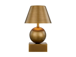 Silas Rechargeable Table Lamp in Brass