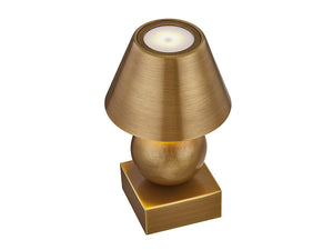 Silas Rechargeable Table Lamp in Brass