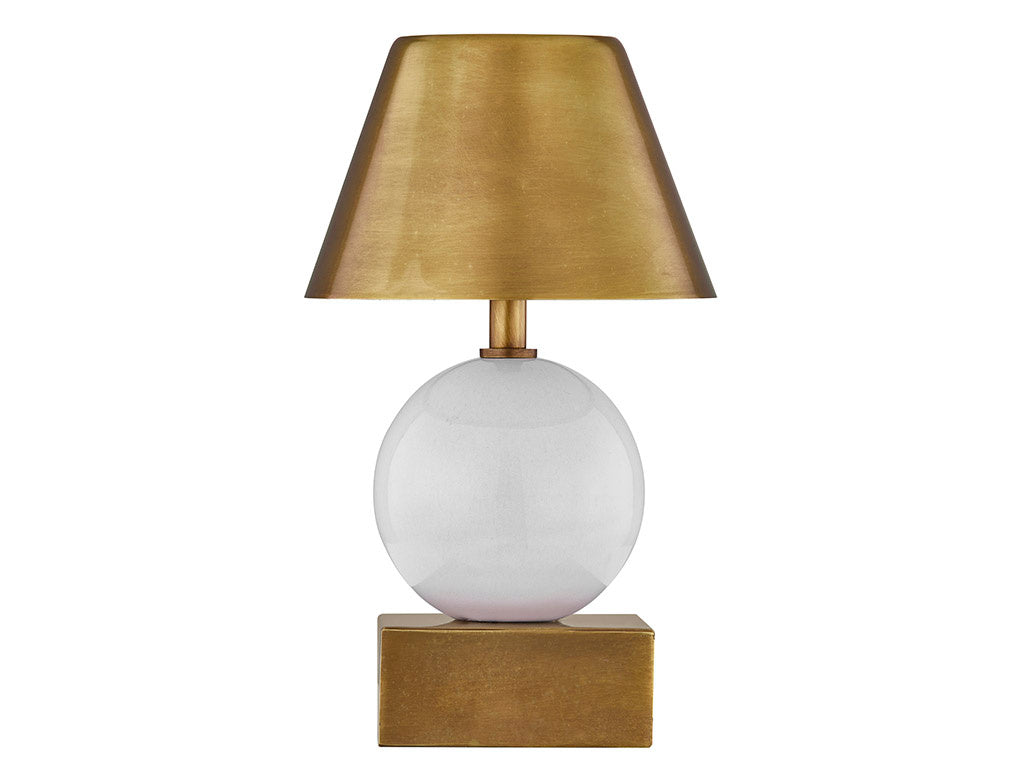 Silas Rechargeable Table Lamp in White