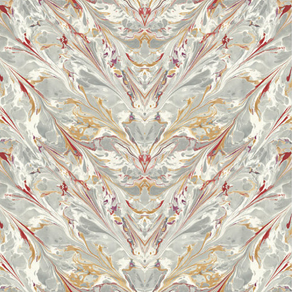 Silver Flame Wallcovering