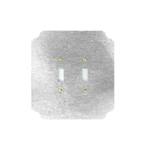 Silver Leafed Acrylic Switch Plates