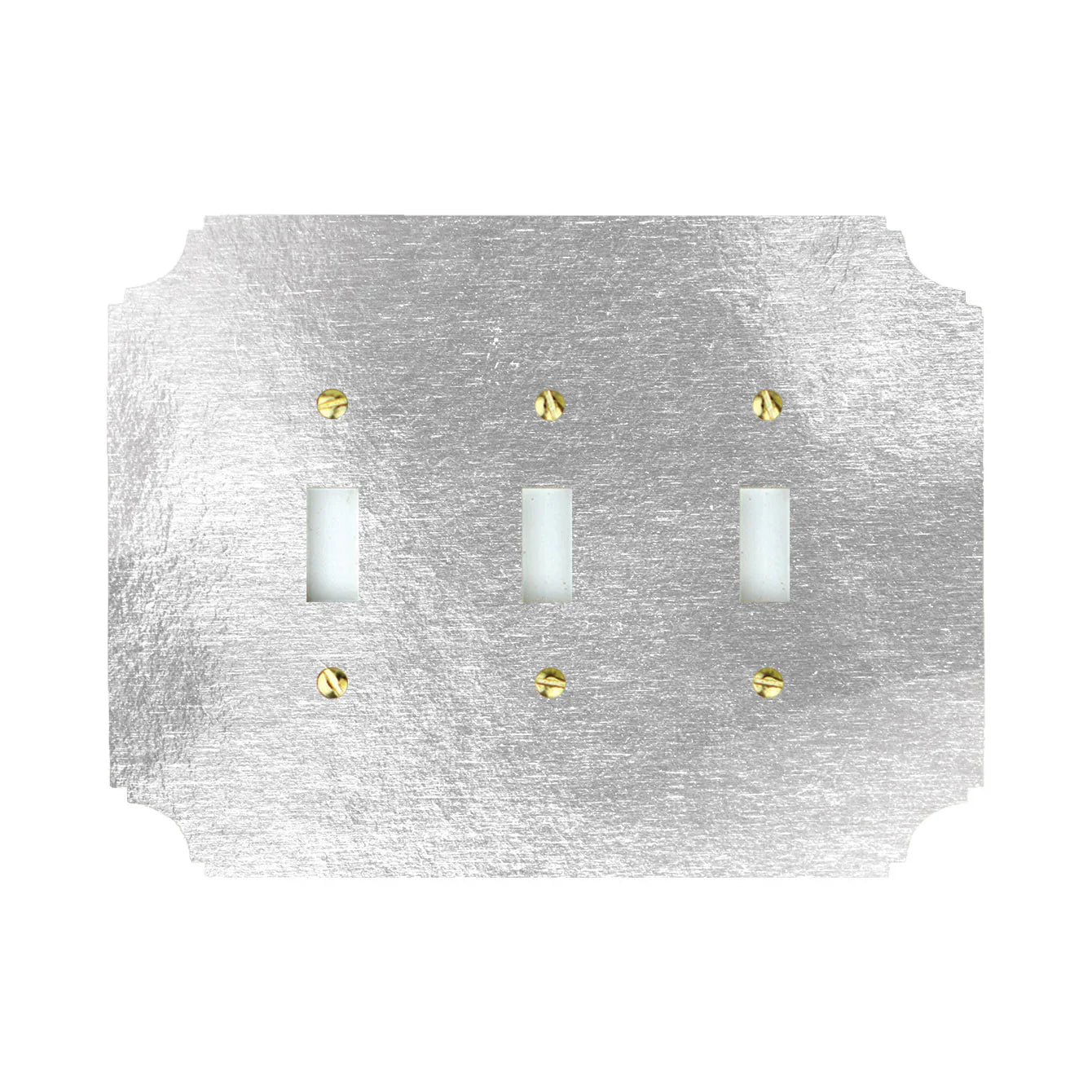 Silver Leafed Acrylic Switch Plates