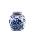 Blue and White Small Bulb Jar