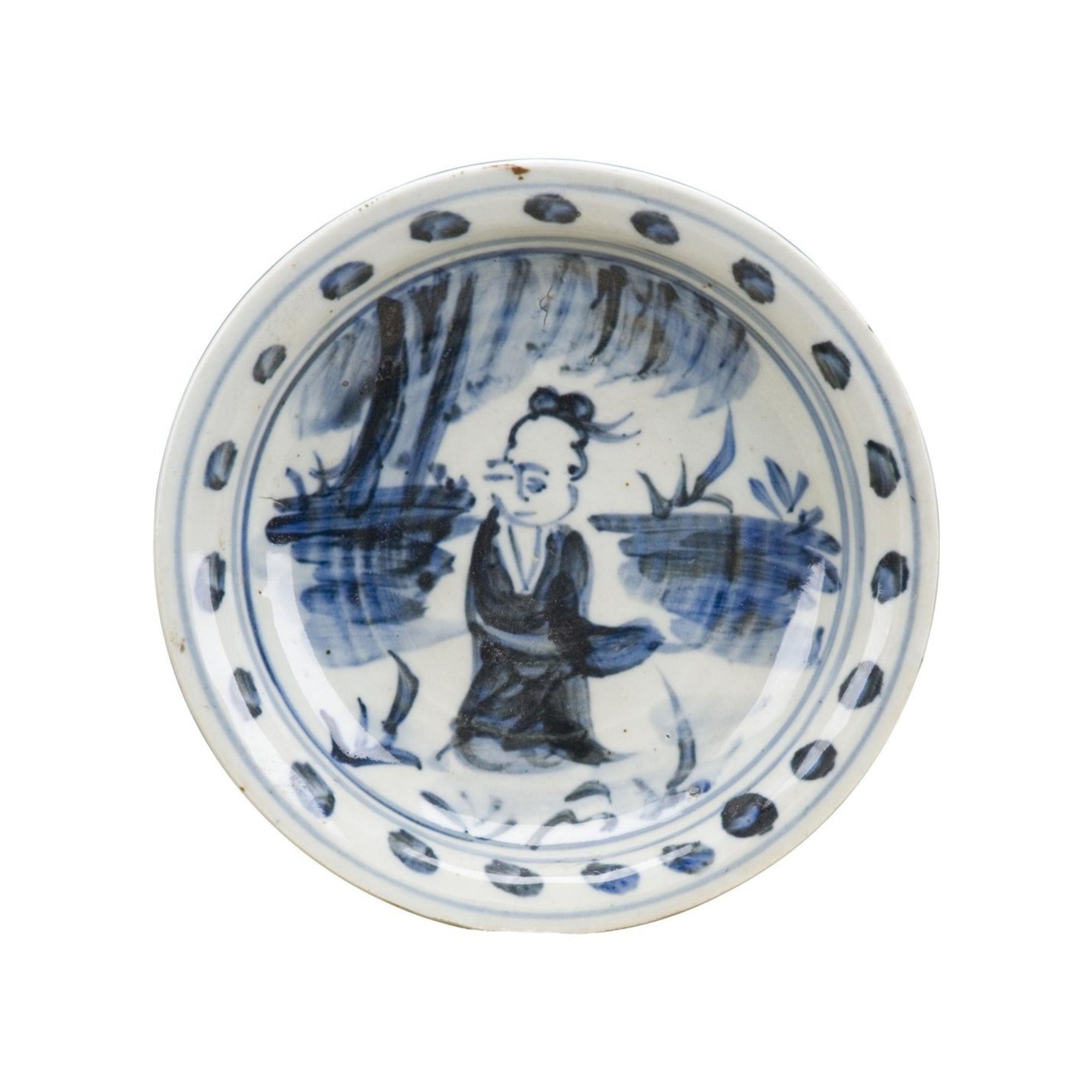 Blue and White Platter