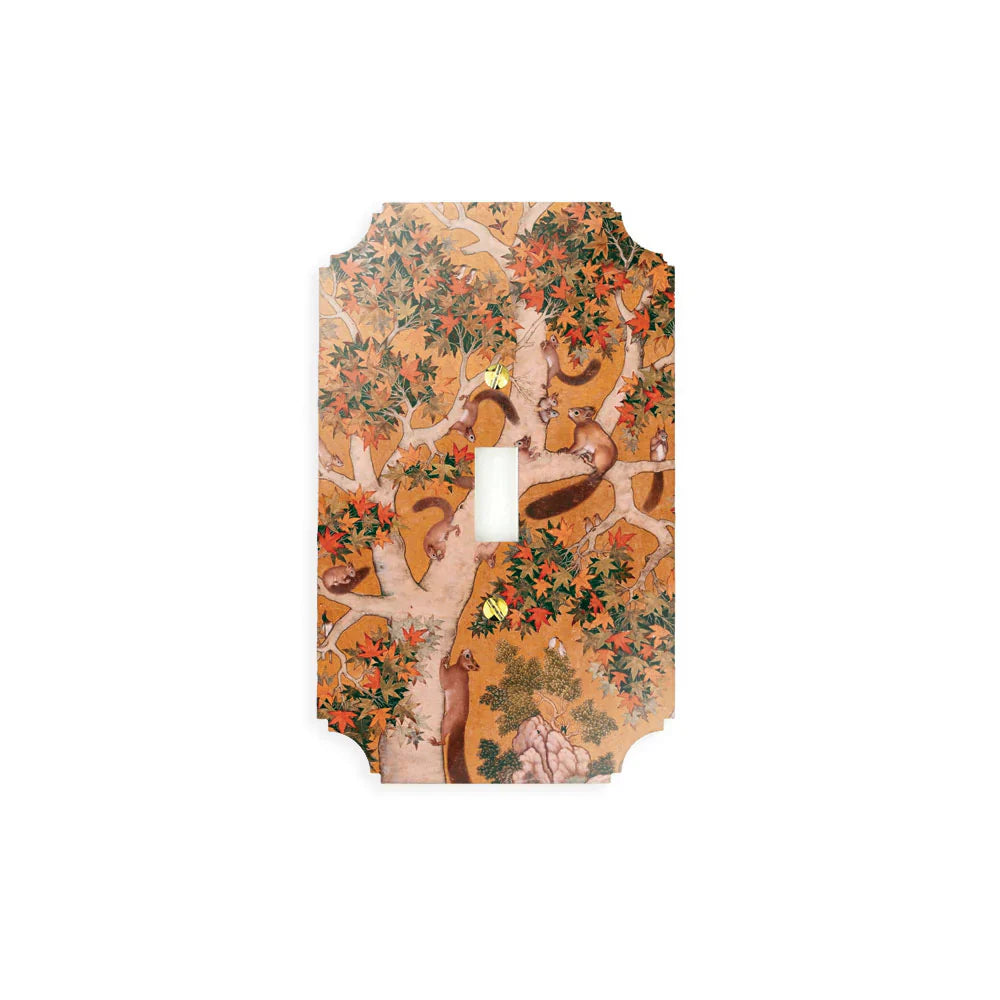 Squirrel World Acrylic Switch Plates