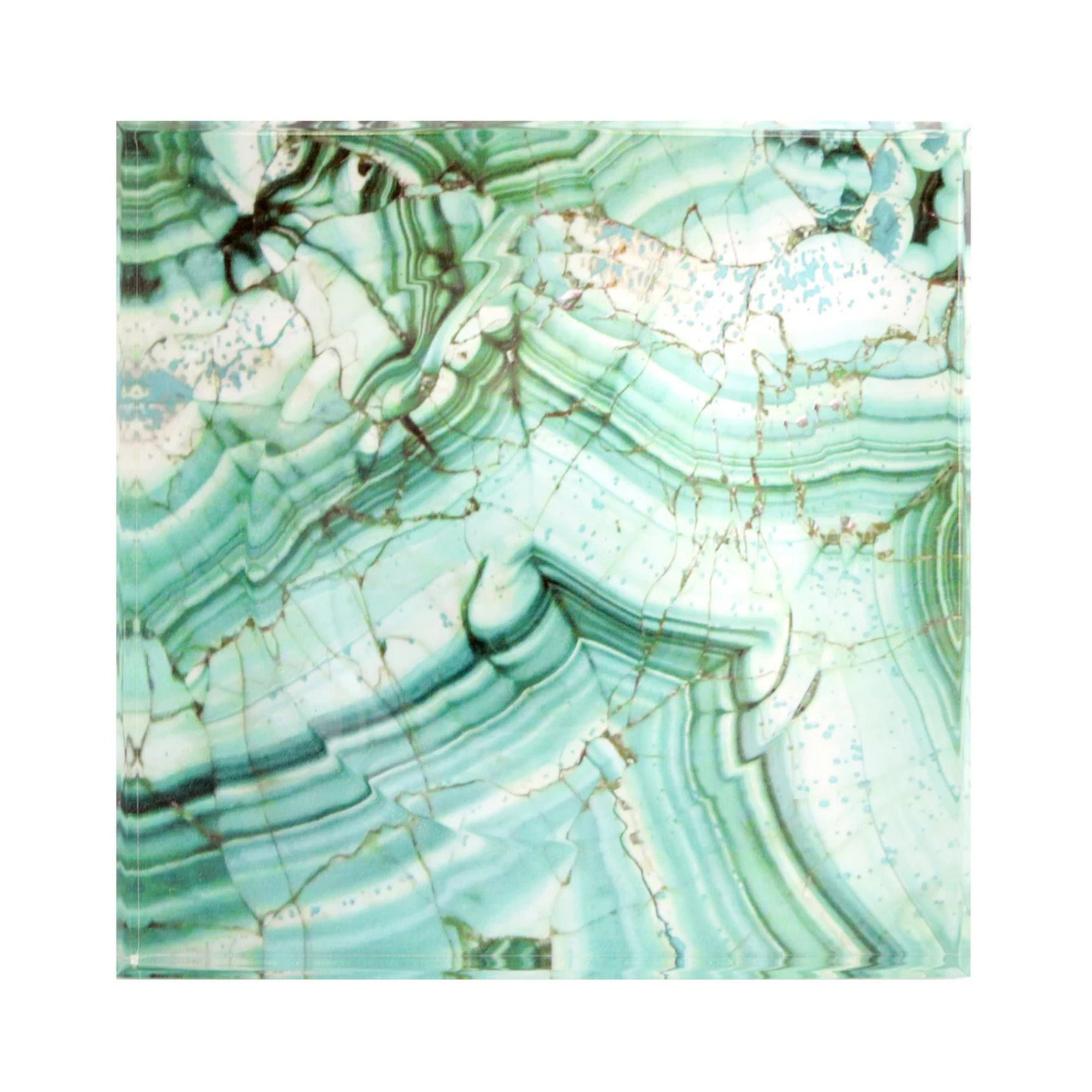 Turquoise Malachite Trinket Bowl