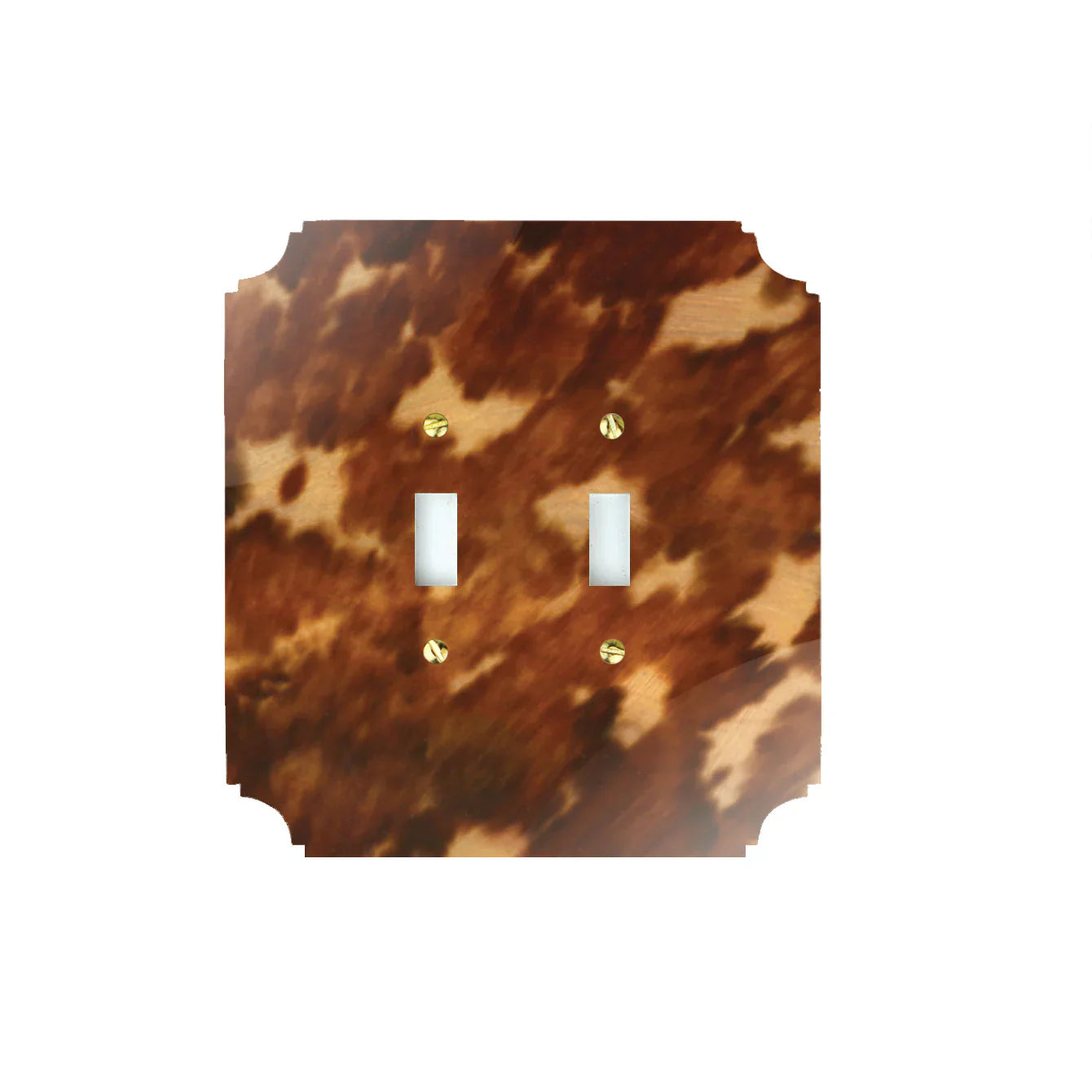 Tortoise Acrylic Switch Plates