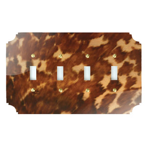 Tortoise Acrylic Switch Plates