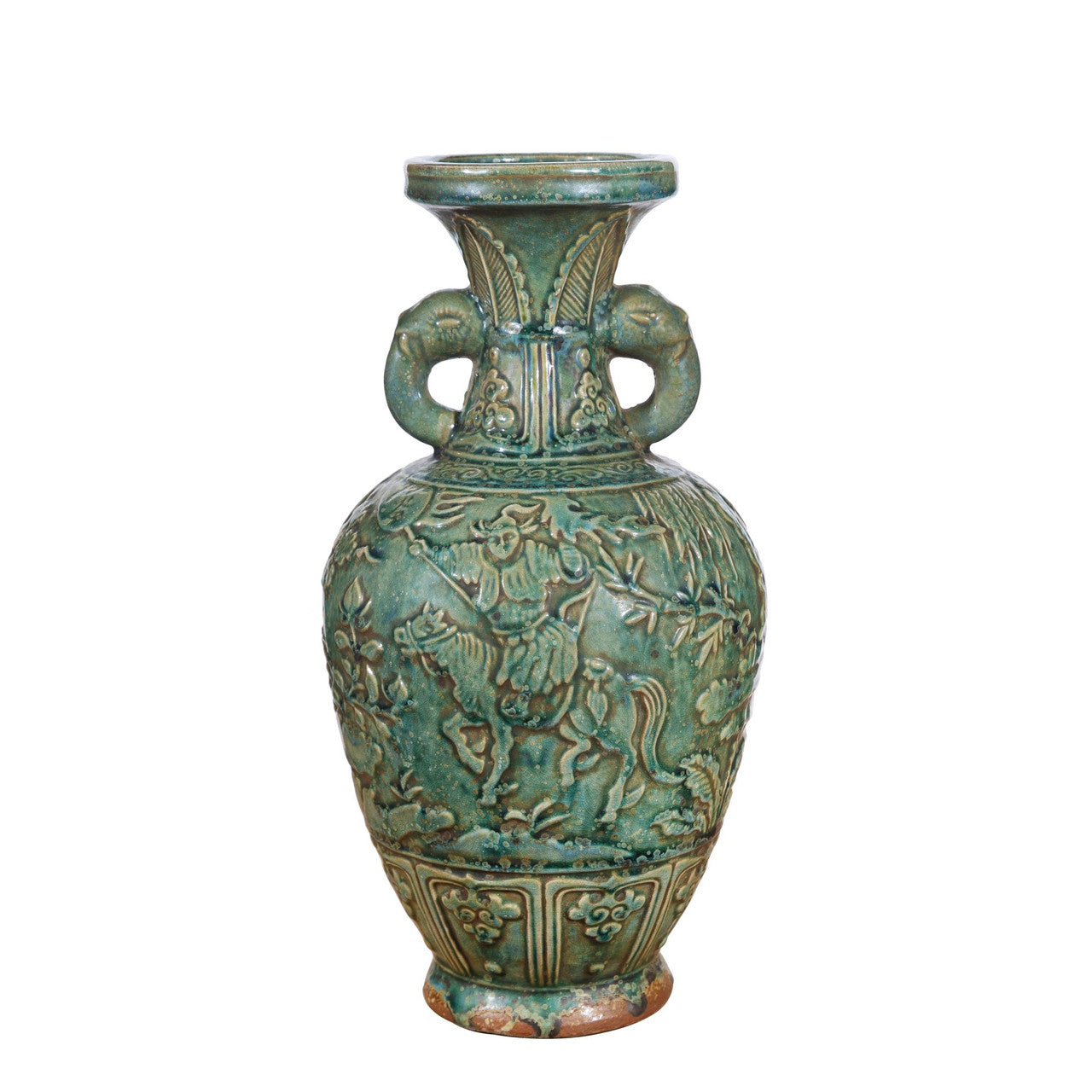 Emerald Warrior Vase