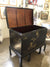 trunk  Furniture  Chairish  Casegood  Black and Gold  Black  asian  Antique