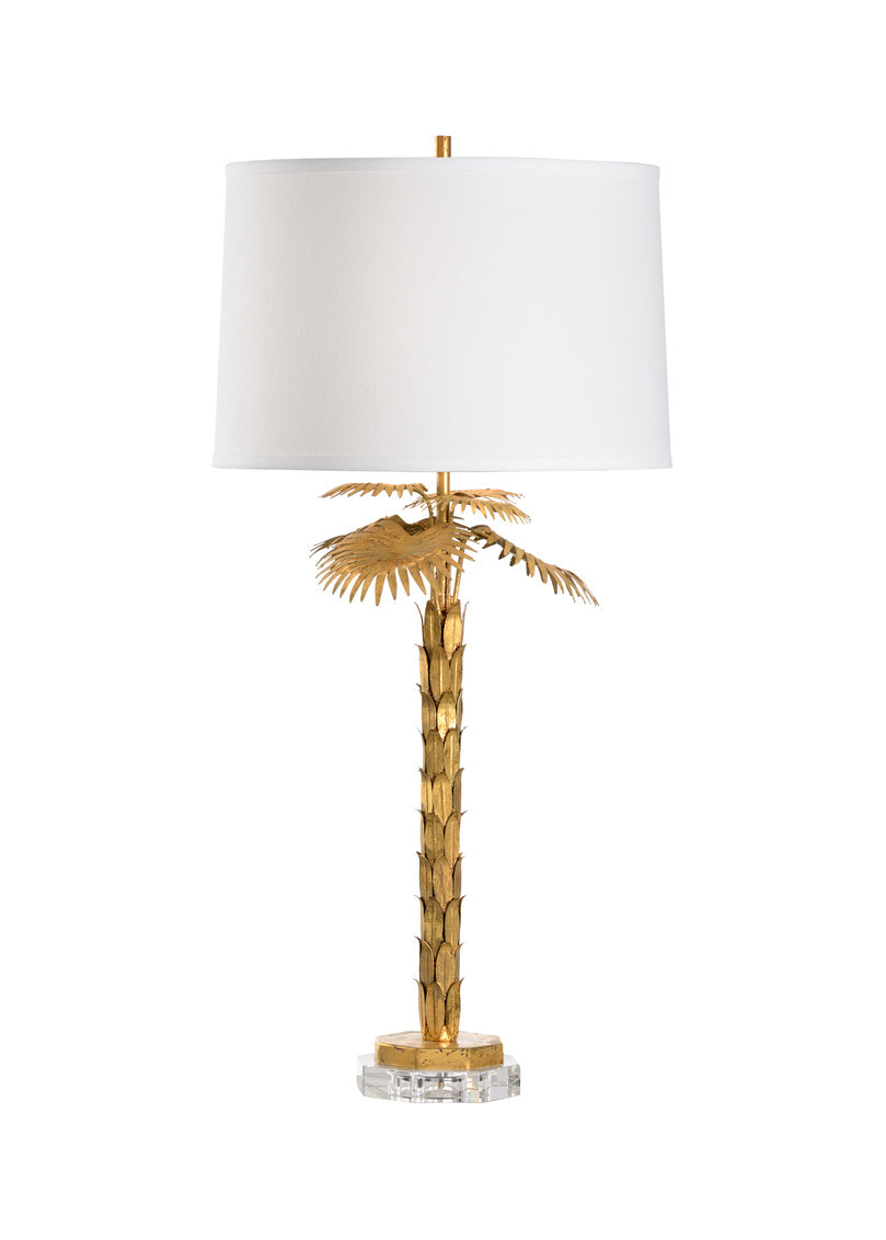 Isle of Palm Lamp- Gold
