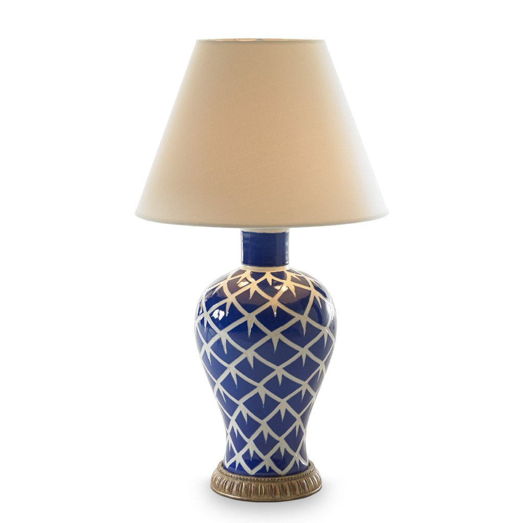 Table Lamp  Lighting  Lamps  Lamp  Blue & Gold  Blue