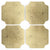 Acrylic Gold Leaf Coaster