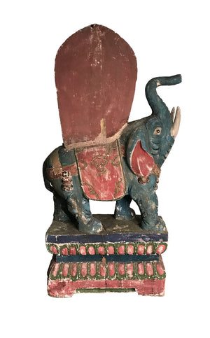 Vintage  Hand Painted  Elephant  Antique  Animals