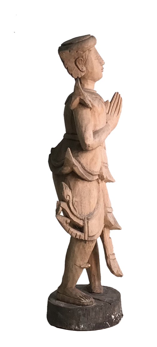 One of a Kind  Thai  hand carved  figure  Decorative Accessories  asian