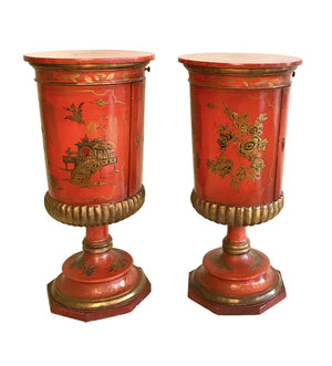 Asian  red  Tables  table  Furniture  Chinoiserie  Chairish