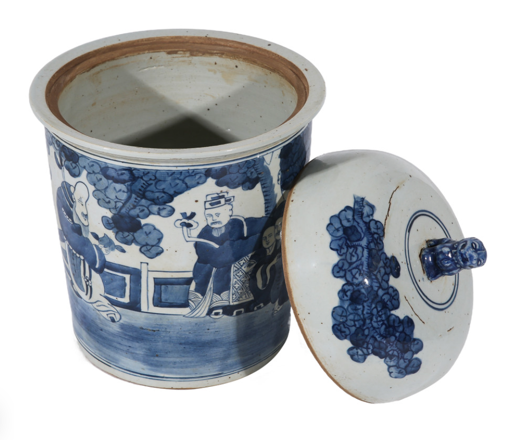 Rustic Three Wise Men Tea Jar